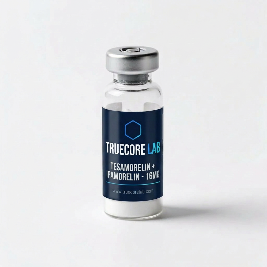 Tesamorelin + Ipamorelin (16mg - 13mg/3mg) research compound — TrueCore Lab